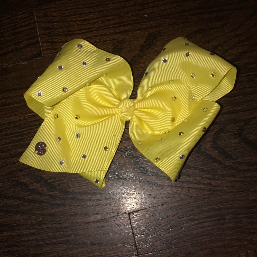 JOJO SIWA BOOMERANGE YELLOW BOW